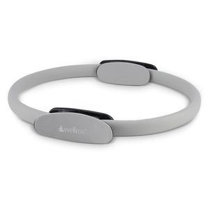 웰록스 필라테스 링 및 캐리백 - 가벼운 매직 서클 요가 요가, 필라테스, 근력 운동을 위한 코어, 허벅지 팔 운동기(15인치)