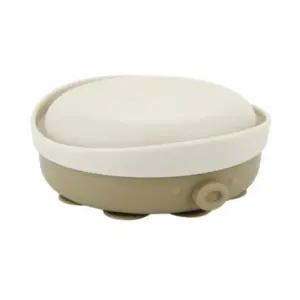 에.디.슨 이유식 준비물 실리콘 식판 흡착 문어 베이지