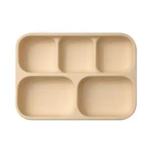 에.디.슨 유아 실리콘 흡착 식판 식기 5구 이유식 준비