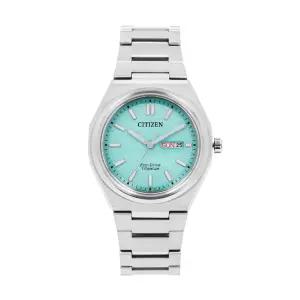 시티즌 남성 메탈 손목 시계 티타늄 AW0130-85M