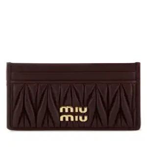 26SS  마테라쎄 카드 나파레더 카드홀더 5MC076AFPPF0007 WINE DOM