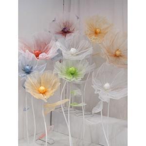 디스 레이아웃 스테 로드 센터 리드 무대 꽃꽂이 웨딩 체중계 히비스커스 인테리어