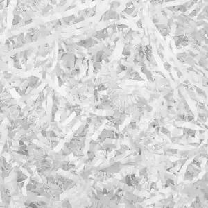 2파운드 화이트 크링클 종이 필러 선물 바구니 채우기 장식용 파쇄 컷 크리스마스 결혼식 신부 들러리 약혼