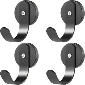 피코웨 4팩 마그네틱 화환 걸이 홀더 크리스마스 장식용 금속 현관문용 후크