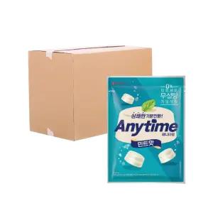 비제이마켓 애니타임 민트 6개입 1박스 자일리톨캔디