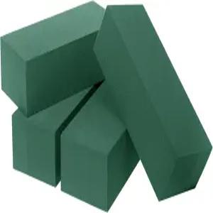 길도라 2팩 초대형 그린 습식 및 건식 플로럴 폼 블록8.86 x 4.13 2.95 신선하고 인공적인 꽃 웨딩 데코 홈