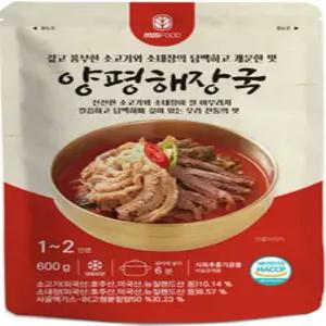 엠에스푸드 양평해장국 600g, 7개