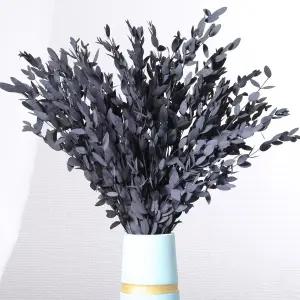 말린 유칼립투스 잎 진짜 보존된 줄기 샤워를 위한 신선한 갈랜드 가지 결혼식 화환 파티 홈 향수 꽃병