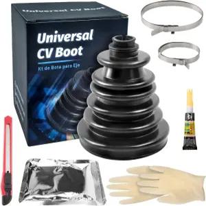 CVS18 CV 부트 스플릿 정속 조인트 게이터 샤프트 크기 22mm ~ 28mm 액슬 수리 키트 스테인리스 스틸