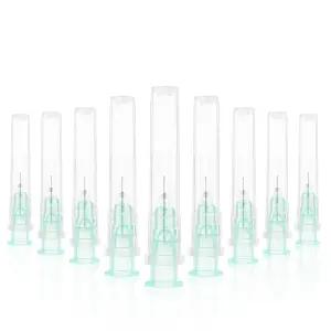 100팩 32 게이지 0.16인치/4MM 멸균 일회용 실험실 용품 과학 및 산업용 디스펜싱 바늘 액세서리