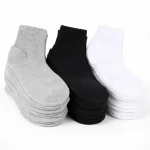 하이언더바 국산 남자 여자 무지 커버 단목 양말 10켤레