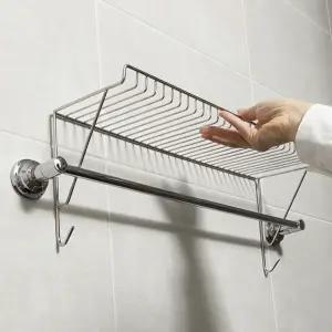 도파밍 무타공 스텐 수건걸이 선반 거치대