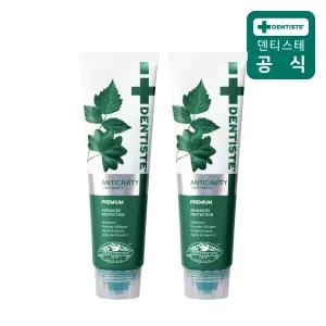 덴티스테 안티캐비티 치약 100g 2개 고불소 드라이브러싱 치약