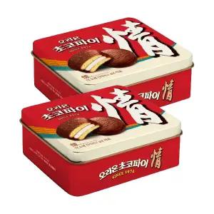 오리온 초코파이 틴케이스 12입, 2개