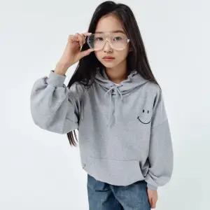 [아이라인키즈] 레디컬 스마일 박스 후드 티셔츠 주니어 여아 의류 맨투맨 초등 학생 옷 아동 복