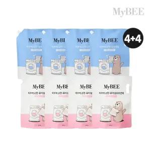 초핫딜 마이비 유아세제2.1L 4팩(올리브)+유아유연제2.1L 4팩(스위트)