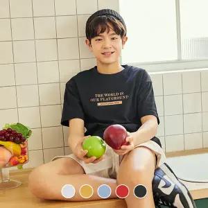 [지오다노주니어] 03091504 반팔 프린트 티