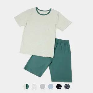 [지오다노주니어] 03271511 코튼스판 반팔 실내복 상하의 세트