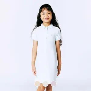 [지오다노주니어] 03463205 여아 코튼/라이크라 피케 자수 원피스