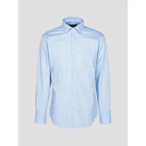 [ROGATIS] 스트레치 솔리드 슬림핏 셔츠 - 스카이 블루 (MA4764RS1Q)