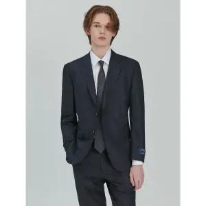 [로가디스] [로가디스] [COUTURE] ZEGNA 울 체크 루즈 핏 수트 재킷 - 애쉬 (RX4801R074) (RX4801R074)