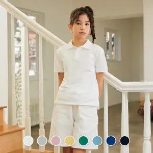 [지오다노주니어] 03015505 솔리드 반팔 피케 티셔츠