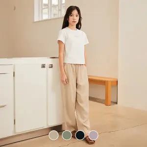 [지오다노주니어] 03415520 여아 나일론 와이드 팬츠