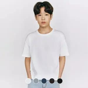 [지오다노주니어] 03025521 코튼 수피마 반팔 티셔츠
