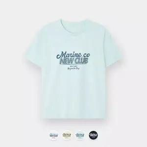 [지오다노주니어] 03095531 코튼 저지 프린트 반팔티(마린2)