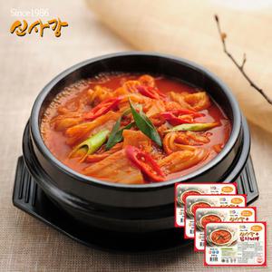 생생정보 방영[수원맛집_신사강] 야채수 김치찌개_340gX4개 (택배비무료) 가정식 간편조리