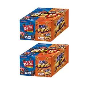 오리온 미쯔&초코칩미니 12입(미쯔6p+초코칩미니6p), 2개
