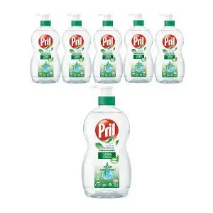 프릴 주방세제 그린파워 알로에베라향, 700ml, 6개