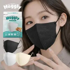 [200매] 허글리 데일리핏 KF94 새부리형 컬러 마스크