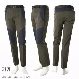 봄가을 40 42 44 46 빅사이즈 등산바지 작업복바지 남자 남성등산복 아웃도어 작업복 트레이닝복 스판 골프