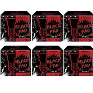 아몬스 블랙패드 초대형 20매*6개