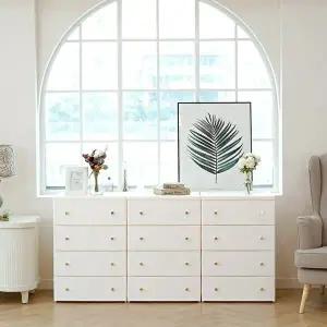 [보노하우스]데이지 심플 서랍장 4단 플라스틱 수납장 옷 수납 정리함