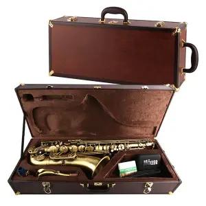 LK 가죽 테너 색소폰 가방 하드케이스
