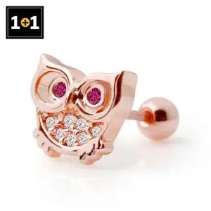 [메리그린] 14K 골드핀 미네르바 핑크 피어싱 한쪽판매 1+1