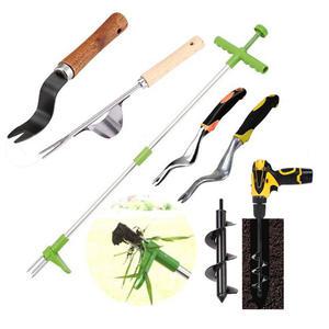 잡초제거기 모음 나무핸드 강철핸드 호미형 스텐고급형 페달 보도블럭 강철 조선호미 모종이식기 오거드릴