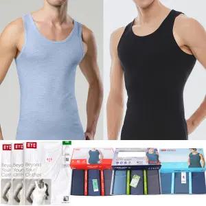 BYC 흰색 런닝 3장세트 남자 메리야스/TRY 제임스딘 폴밋 국산 순면 인견 모달 기능성 민소매 반팔 아빠 속옷 남성 여성 여자 난닝구 언더웨어