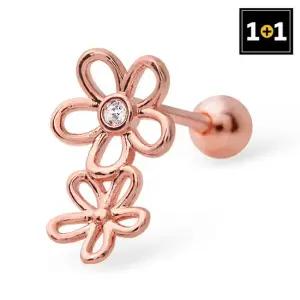 [메리그린] 14K 골드핀 데이지 피어싱 한쪽판매 1+1