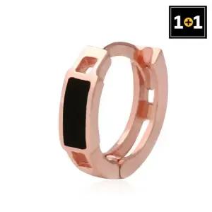 [메리그린] 14K 골드핀 심플블랙 링 피어싱 한쪽판매 1+1