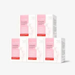 유기농 순면커버 비건생리대  슈퍼 롱 오버나이트 5팩)