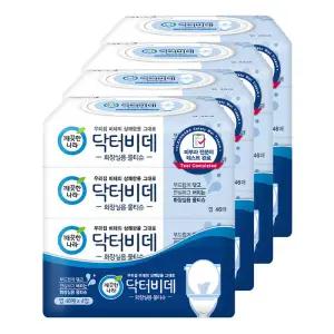 깨끗한나라 닥터비데 전용 물티슈 캡46매 4입 4팩