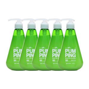 페리오 펌핑치약 허브 285g, 5개