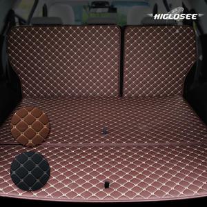 하이글로씨 퀄팅가죽 트렁크매트 차박용품 자동차 트렁크매트