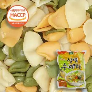 [롯데백화점]다온에프앤씨 HACCP 맛나랑 삼색 수제비 1kg