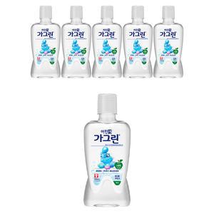 가그린 어린이 구강청결제, 사과향, 380ml, 6개