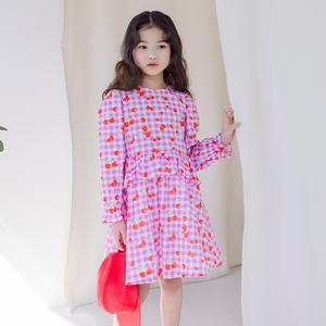 [아이러브제이]체크 체리 원피스 JUSOP29