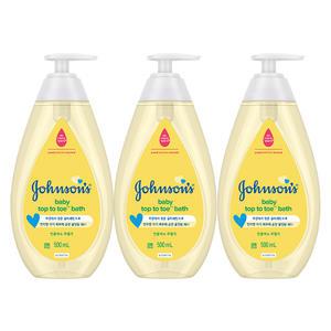 존슨즈베이비 탑투토 베이비 바스, 500ml, 3개